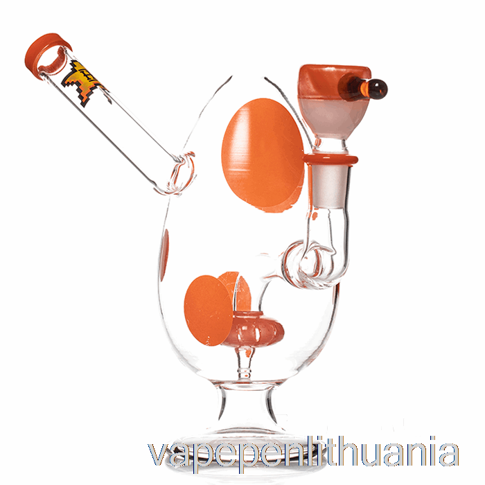 Hemper Spotted Egg Bong Orange Vape Skystis